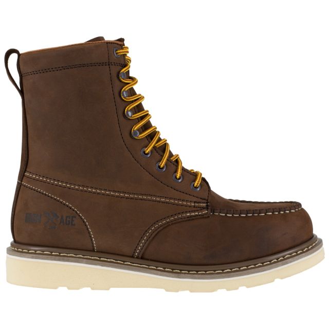 Reinforcer Men's Brown 8" Wedge Boot